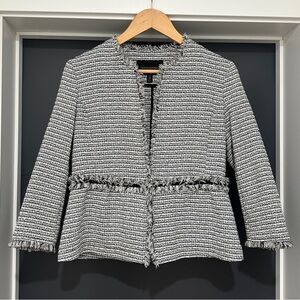 Banana Republic Tweed Peplum Blazer